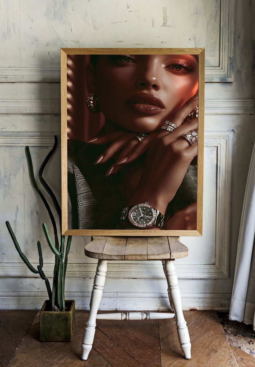 Luxury Portrait Photography Poster. room preview