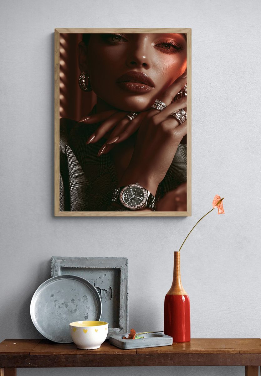Luxury Portrait Photography Poster. — room view 3