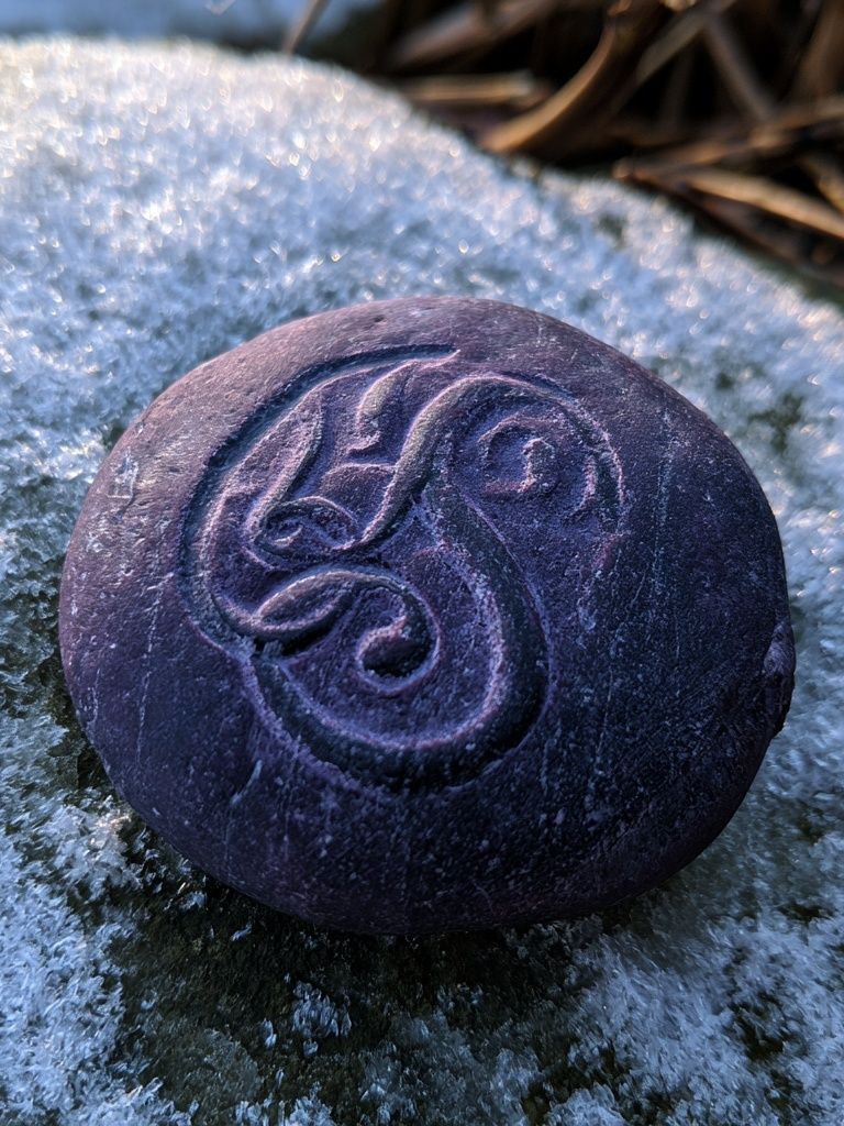 Celtic Stone Symbol Photography Poster. poster — photography art