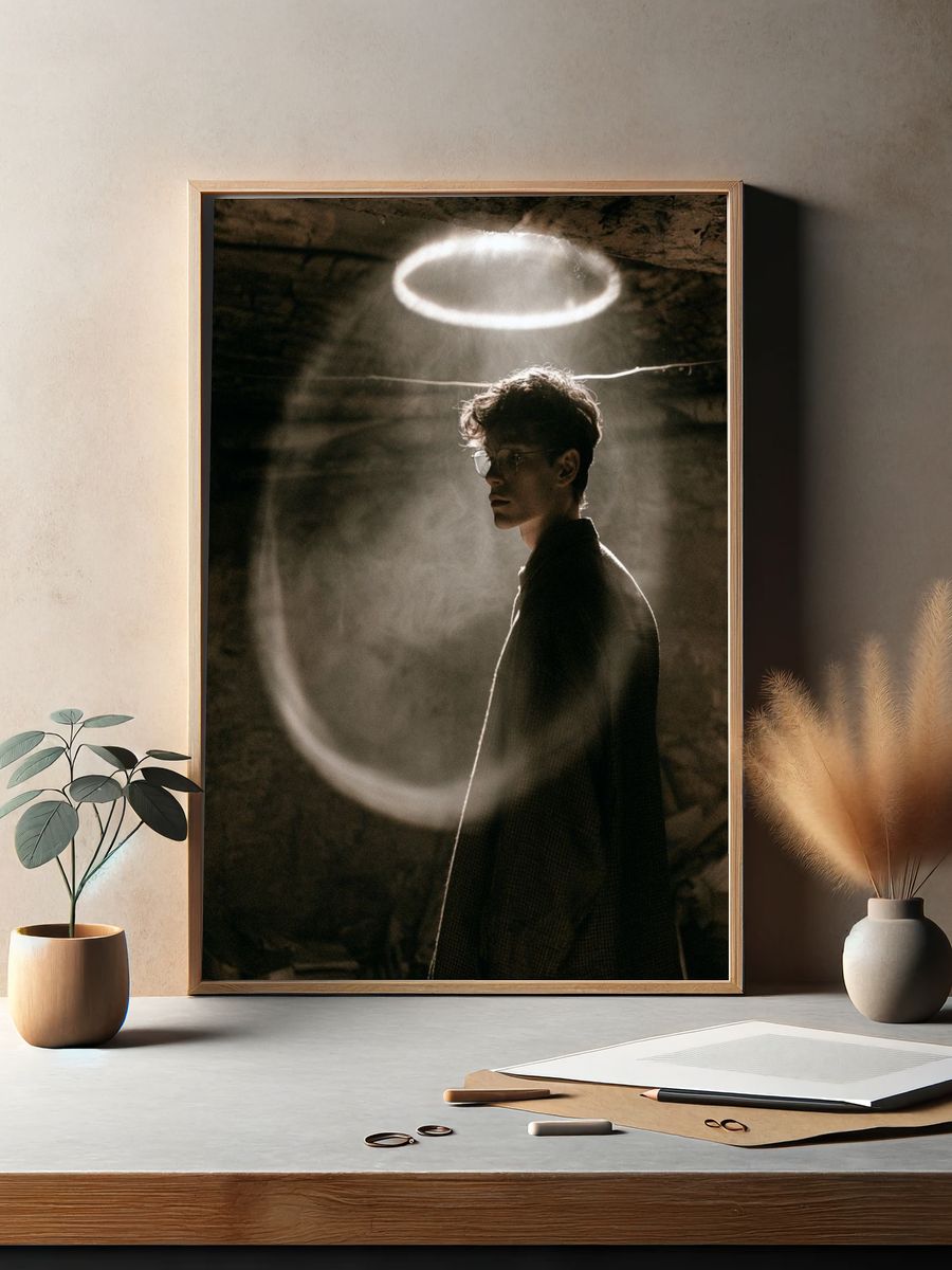 Moody Portrait Photography Poster. — room view 2