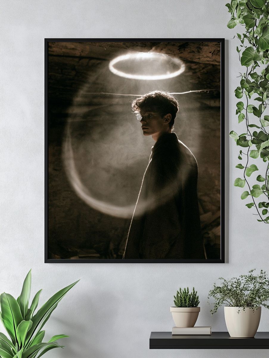 Moody Portrait Photography Poster. — room view 4