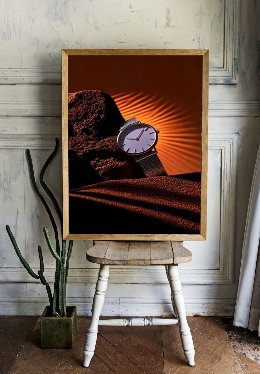 Luxury Watch Still Life Poster. — room view 1