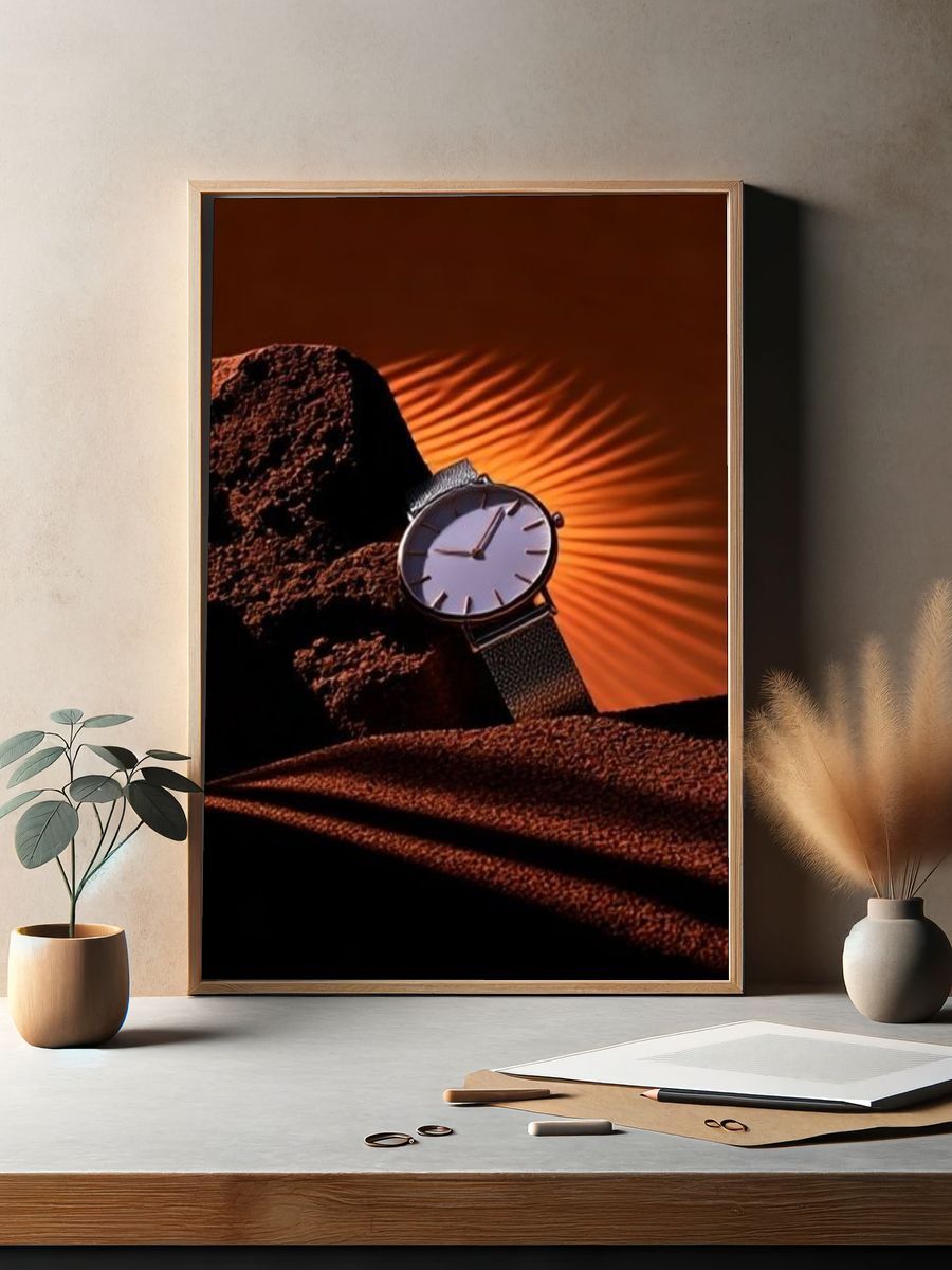 Luxury Watch Still Life Poster. — room view 2