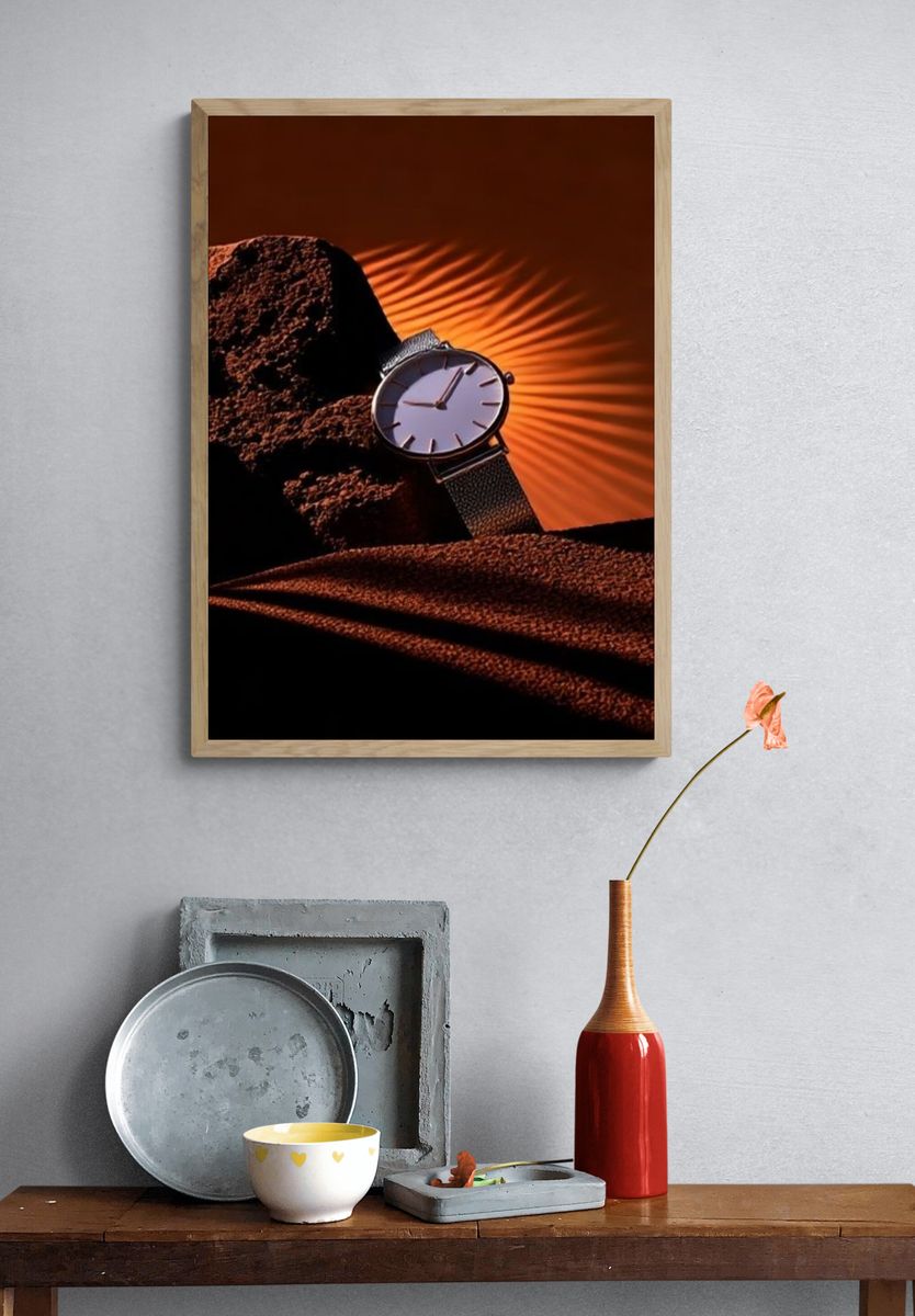 Luxury Watch Still Life Poster. — room view 3