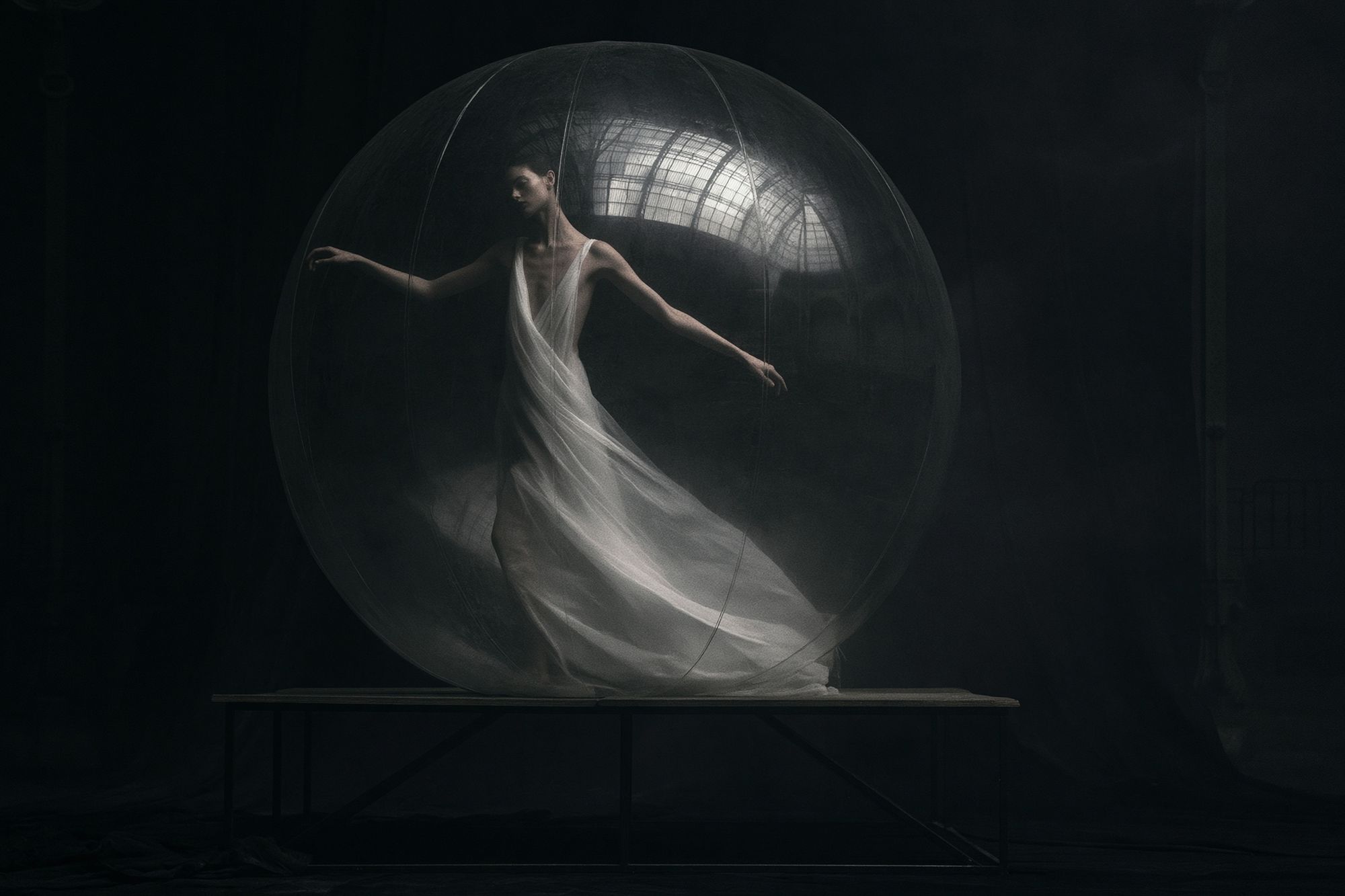 Ethereal Ballerina Portrait Print. poster — photography art