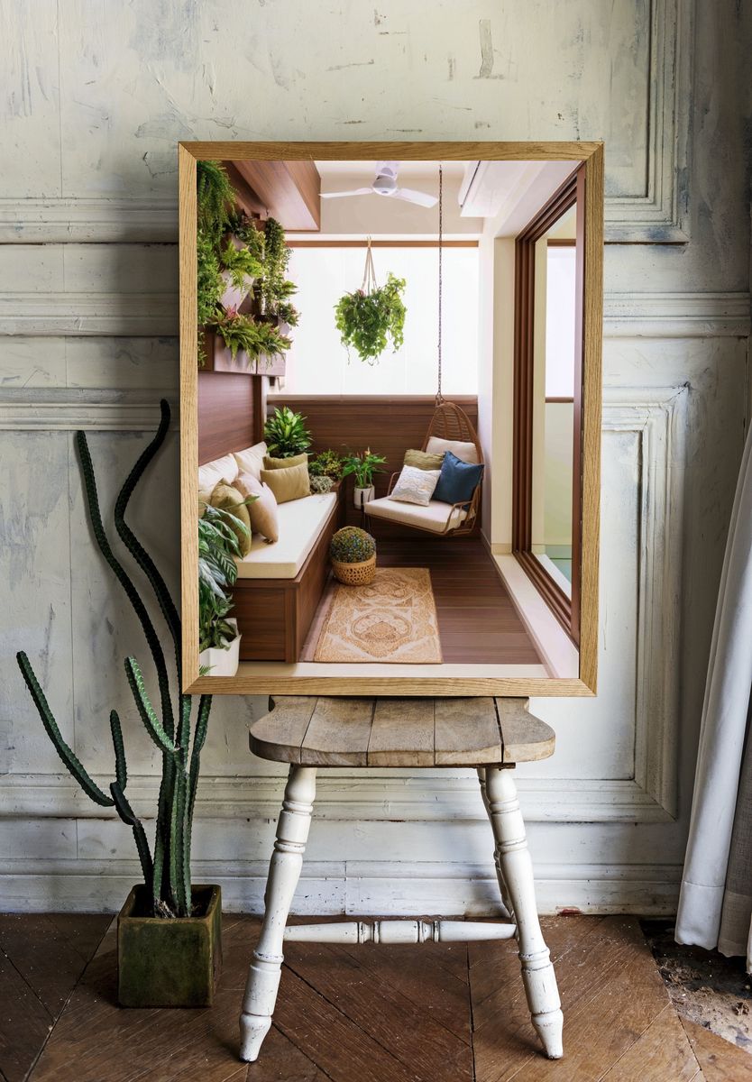Indoor Garden Sunroom Photography Poster. room preview