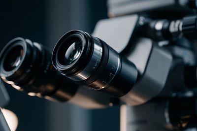 Camera Lens Close-Up Photography Poster. poster