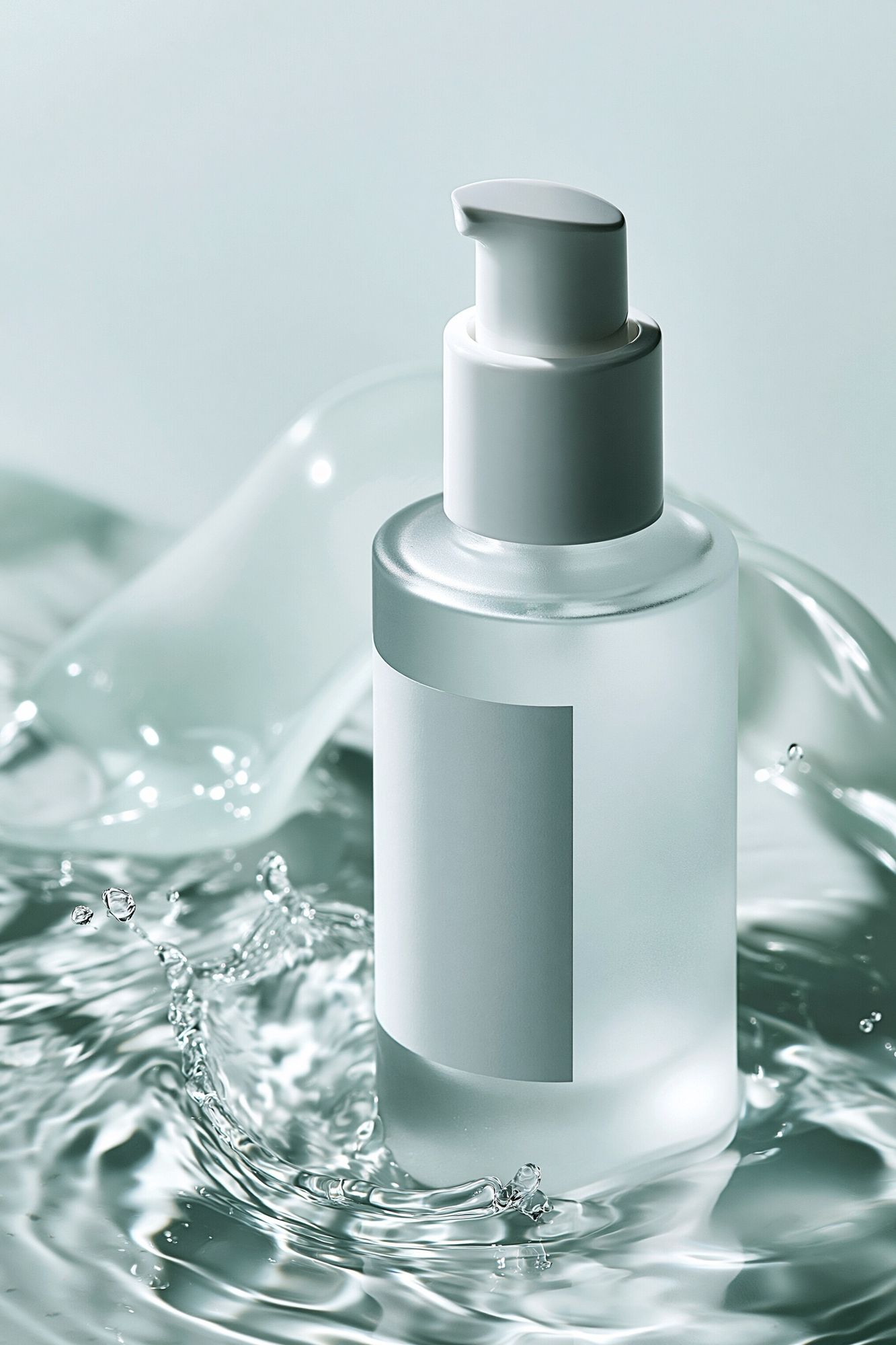 Minimal Skincare Bottle Photography Poster. poster — photography art