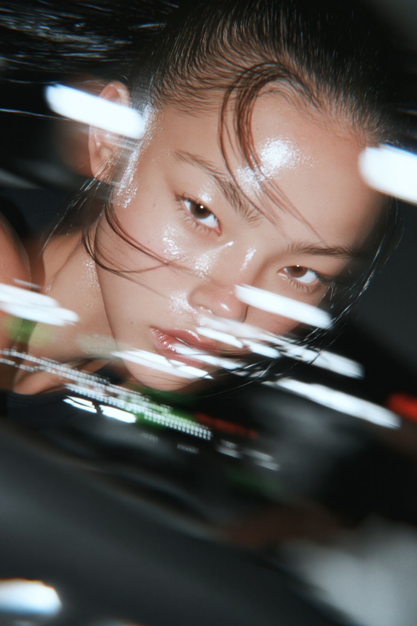 Glossy Portrait Photography Poster. poster detail