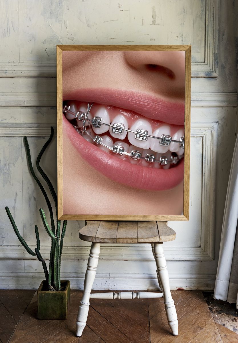 Braces Smile Photography Poster. — room view 1