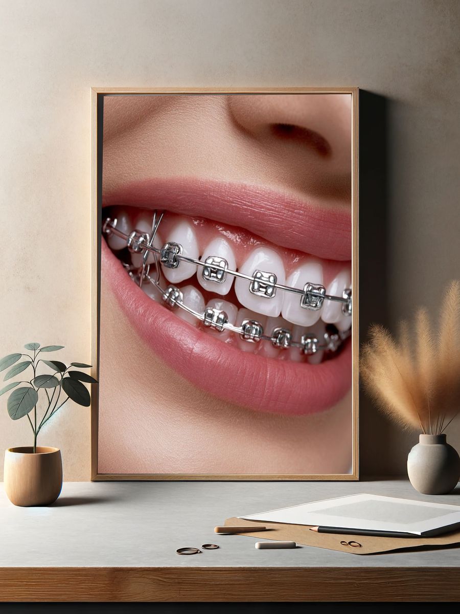 Braces Smile Photography Poster. — room view 2
