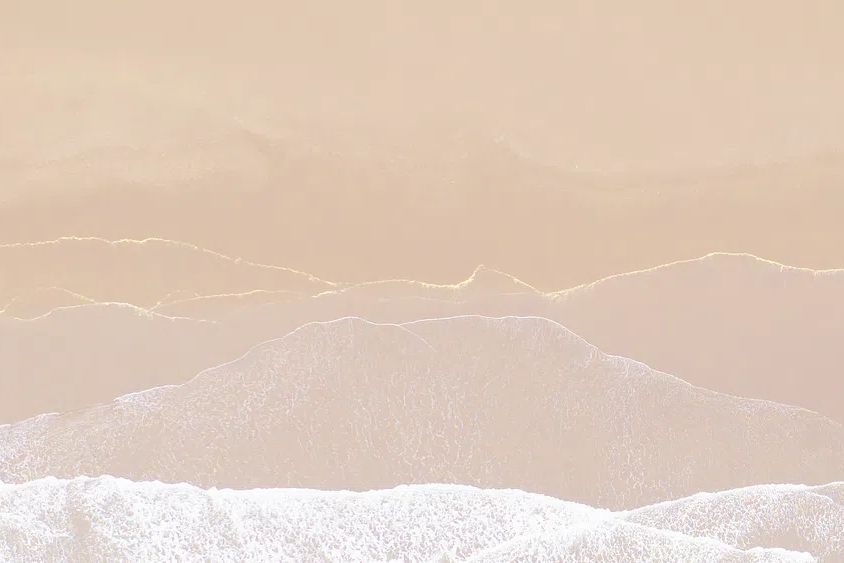 Beach desktop wallpaper, beige HD. poster detail