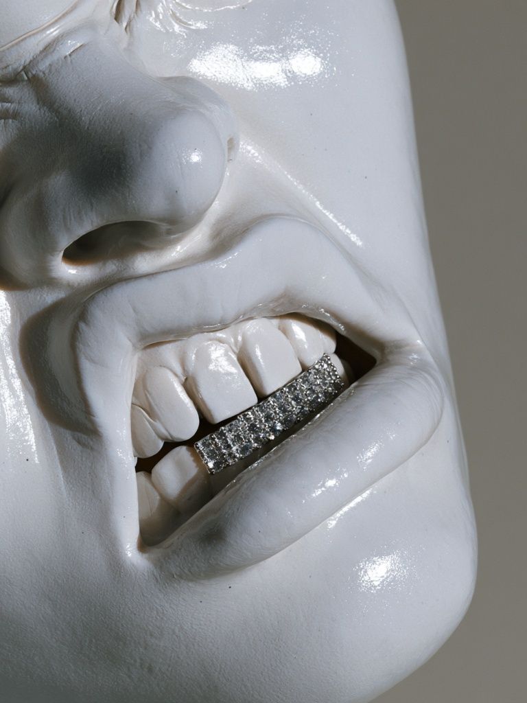 Gritty Face Close-Up Photography Poster. poster — photography art