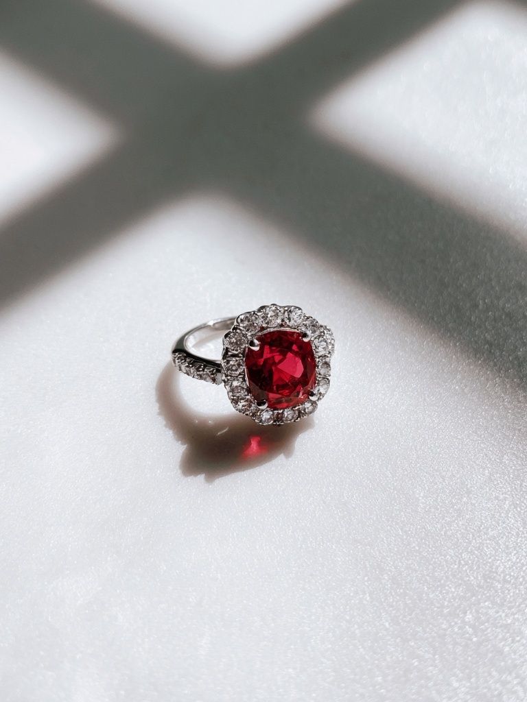 Ruby Ring Photography Poster. poster detail