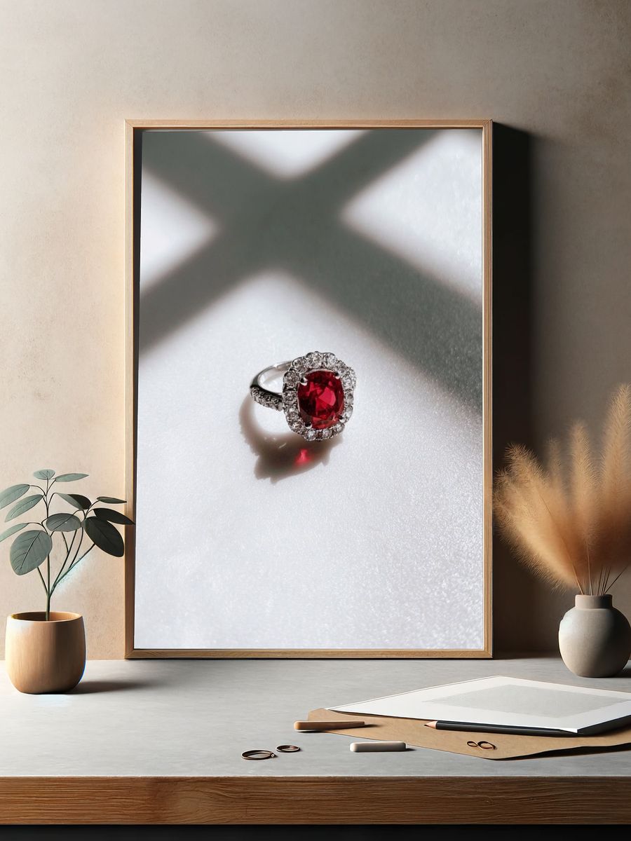 Ruby Ring Photography Poster. — room view 2