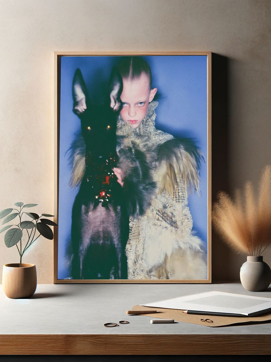 Fashion Portrait Photography Poster. — room view 2