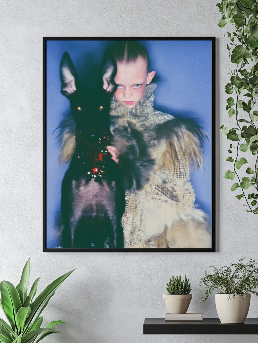 Fashion Portrait Photography Poster. — room view 4