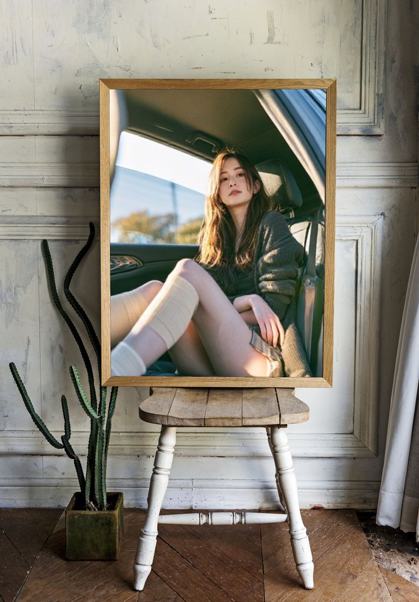 Car Interior Portrait Poster. — room view 1