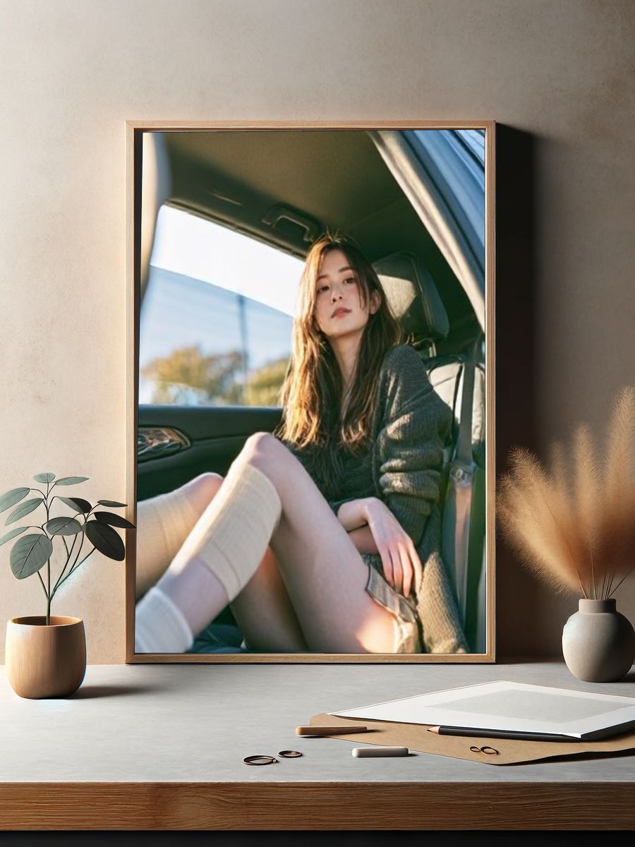 Car Interior Portrait Poster. — room view 2
