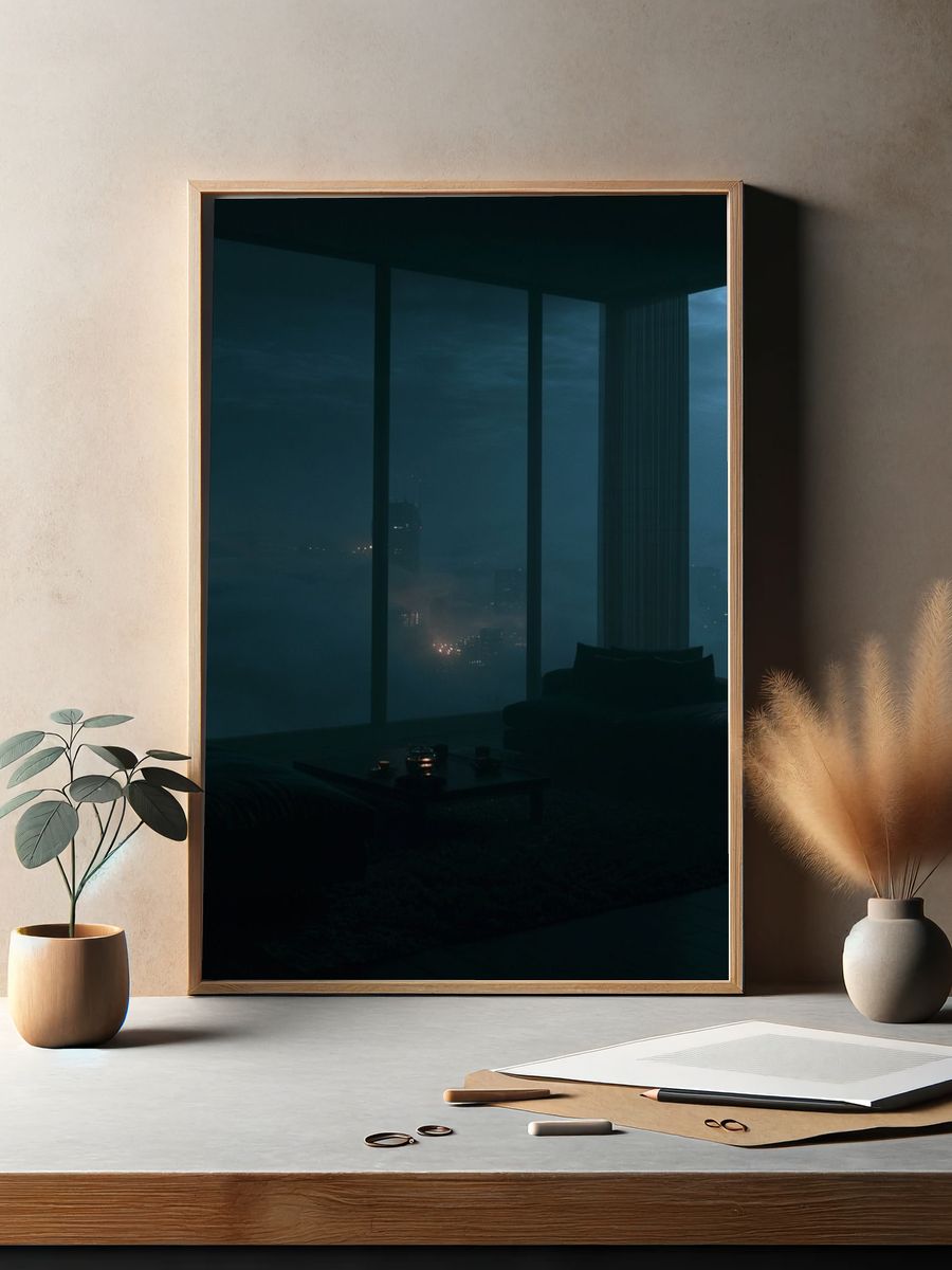 Modern Control Room Photography Poster. — room view 2