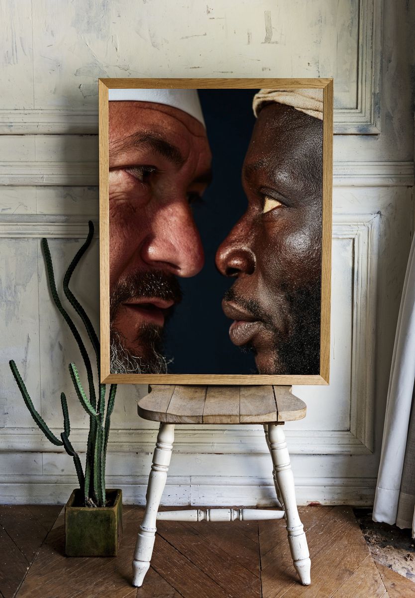 Intense Gaze — Portrait Photography Poster. — room view 1