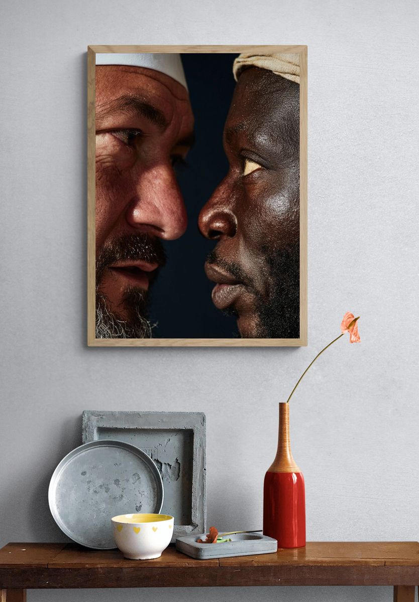 Intense Gaze — Portrait Photography Poster. — room view 3