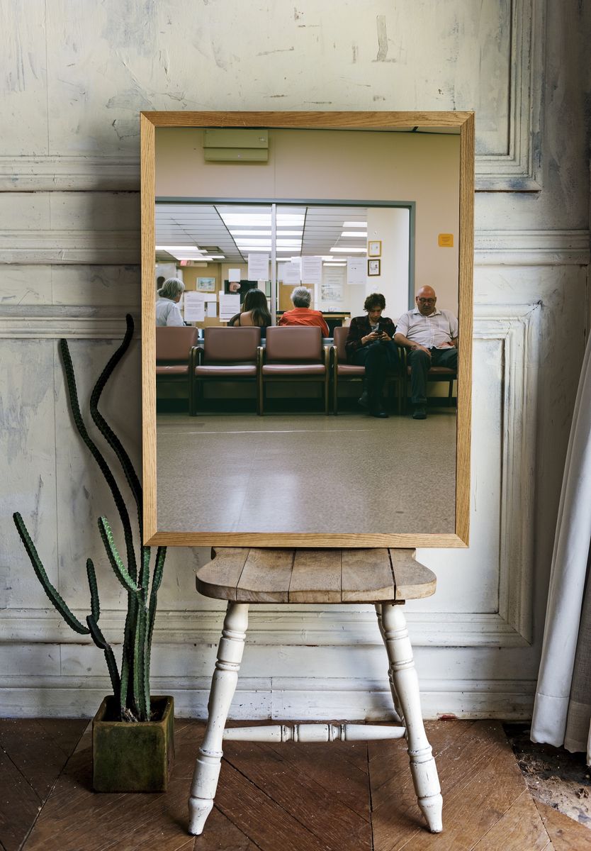 Waiting Room Scene Photography Poster. — room view 1