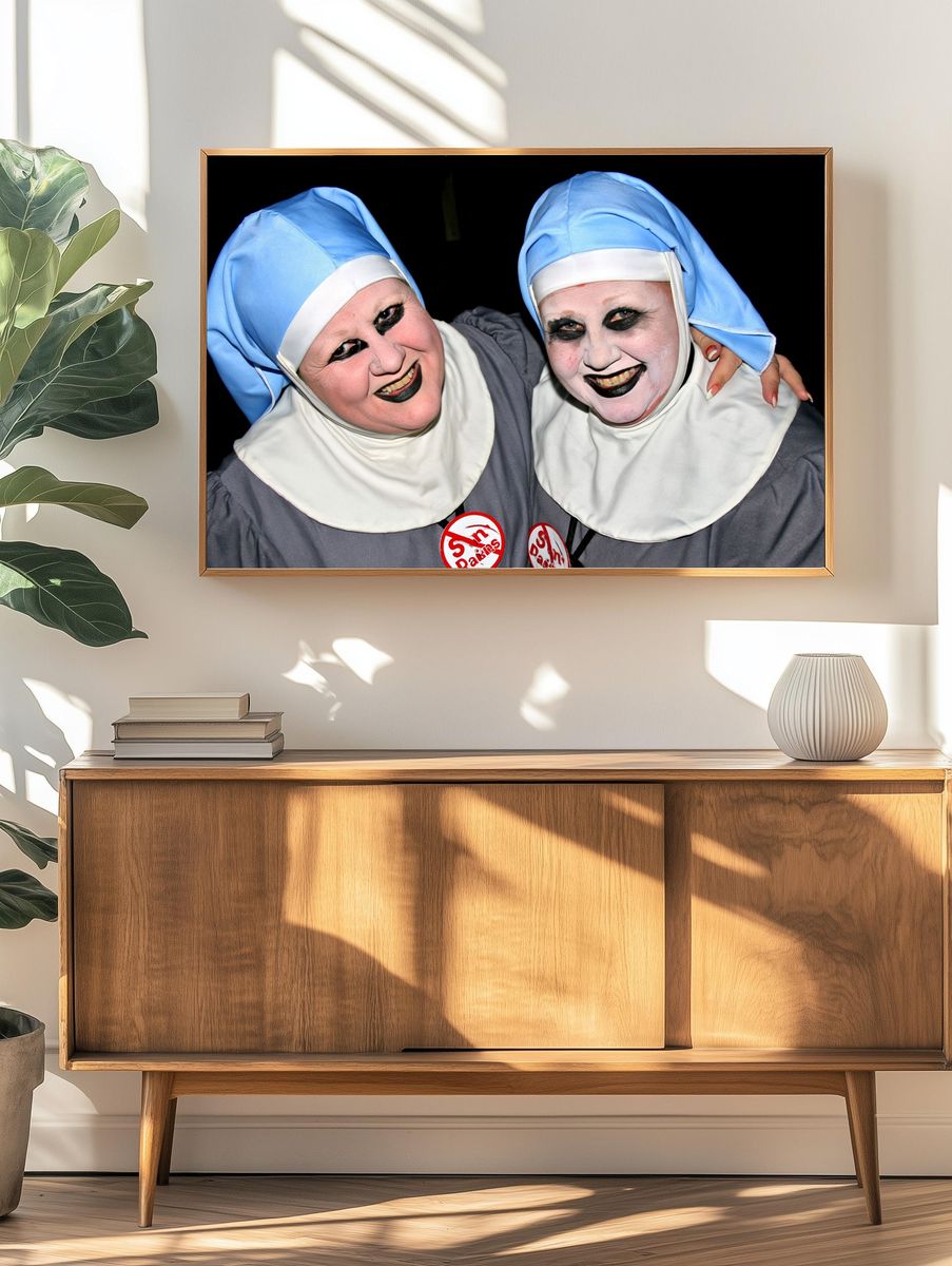 Twisted Nuns Portrait Poster. — room view 3