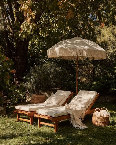 Boho Garden Lounge Photography Poster. poster print