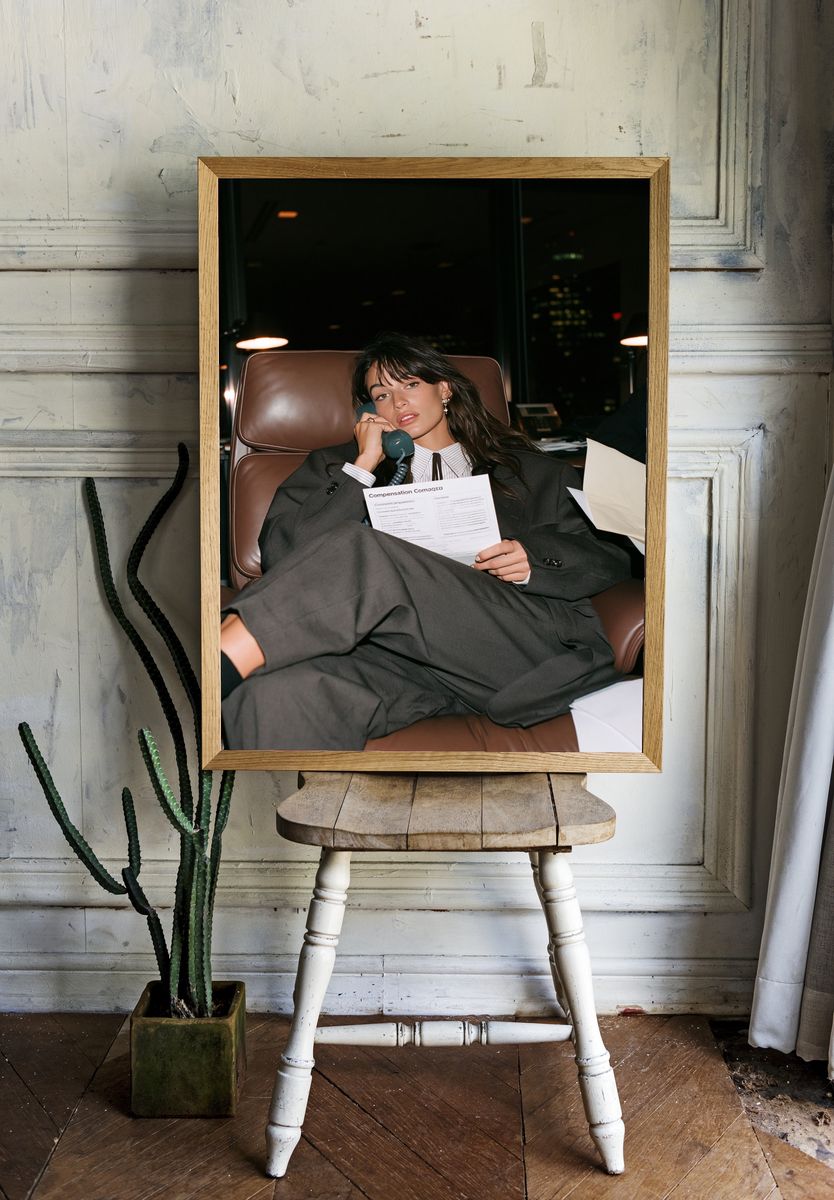 Office Call Fashion Photography Poster. — room view 1