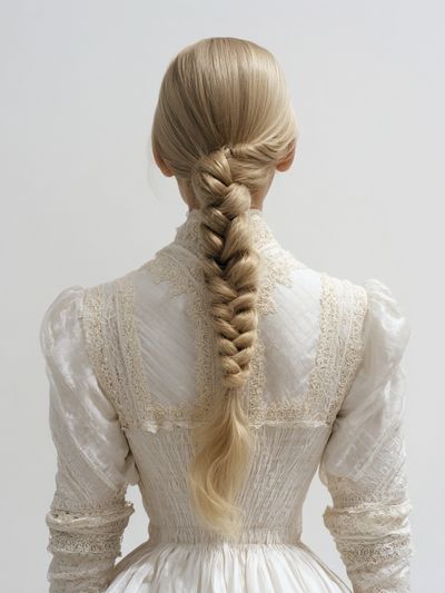 Braided Portrait Photography Poster. poster print