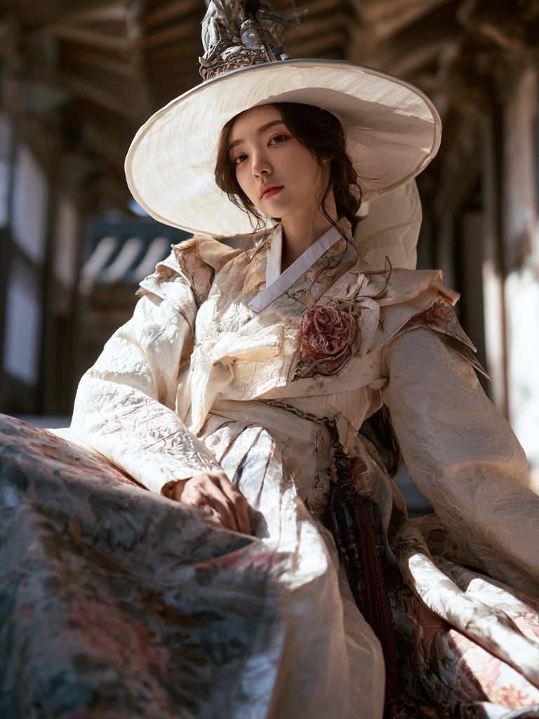 Hanbok Portrait Fashion Poster. poster — photography art