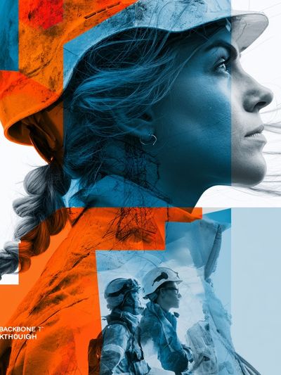 Woman in Helmet Photography Poster. poster