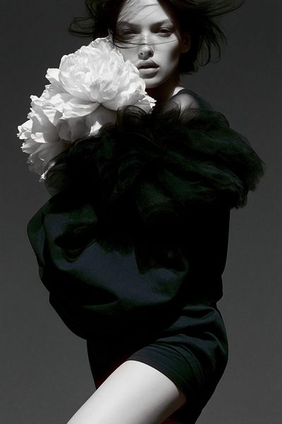 Monochrome Fashion Portrait Poster.