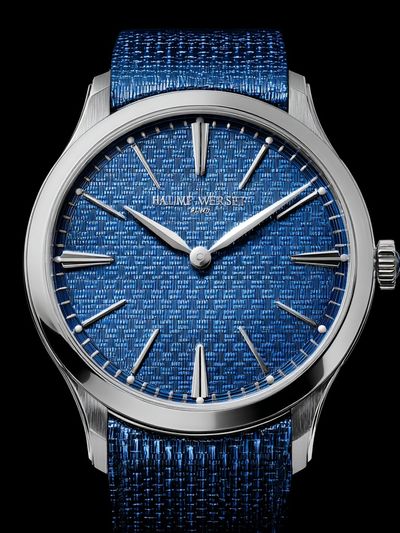 Blue Luxury Watch Photography Poster. poster