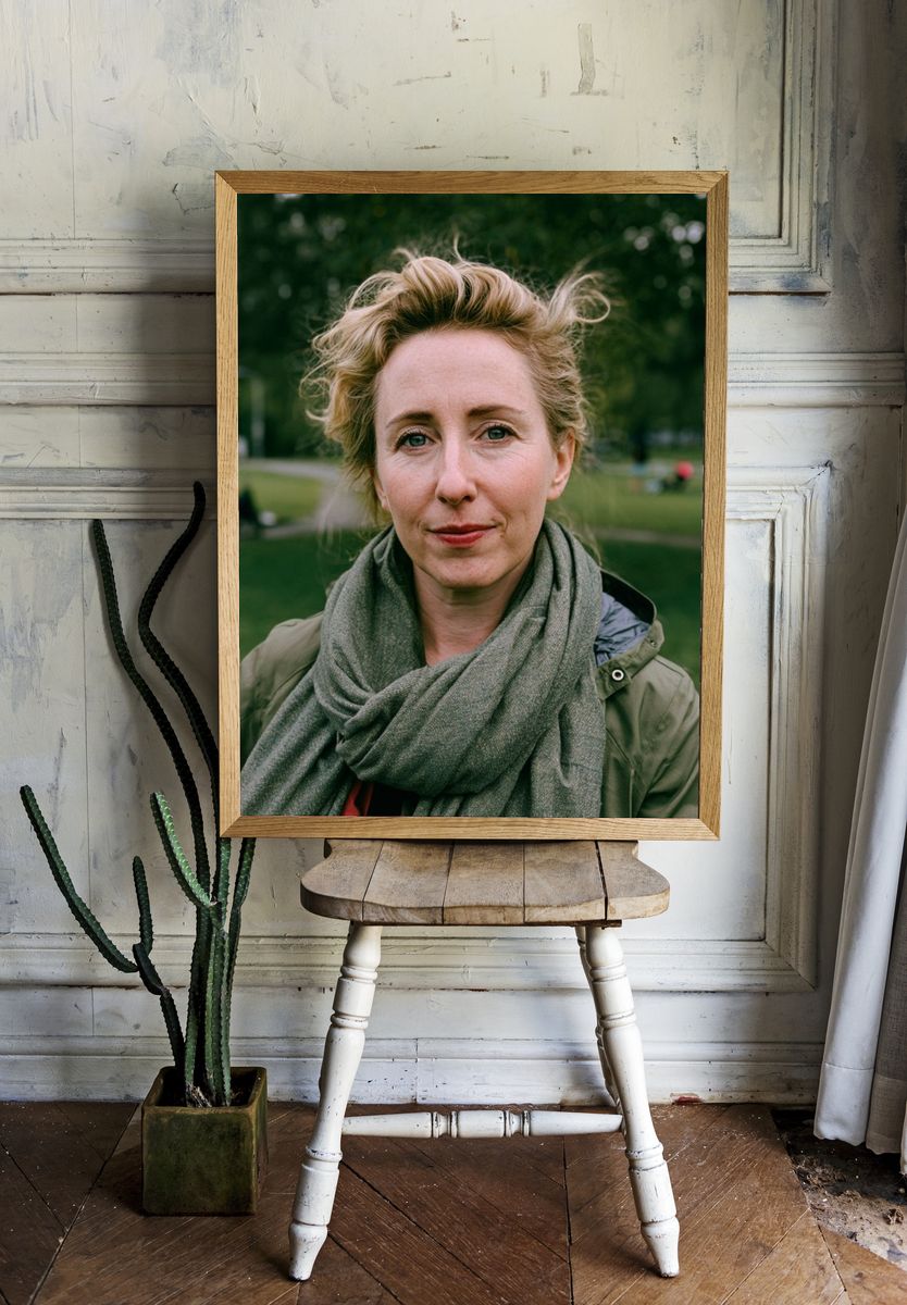 Woman Portrait Photography Poster. room preview
