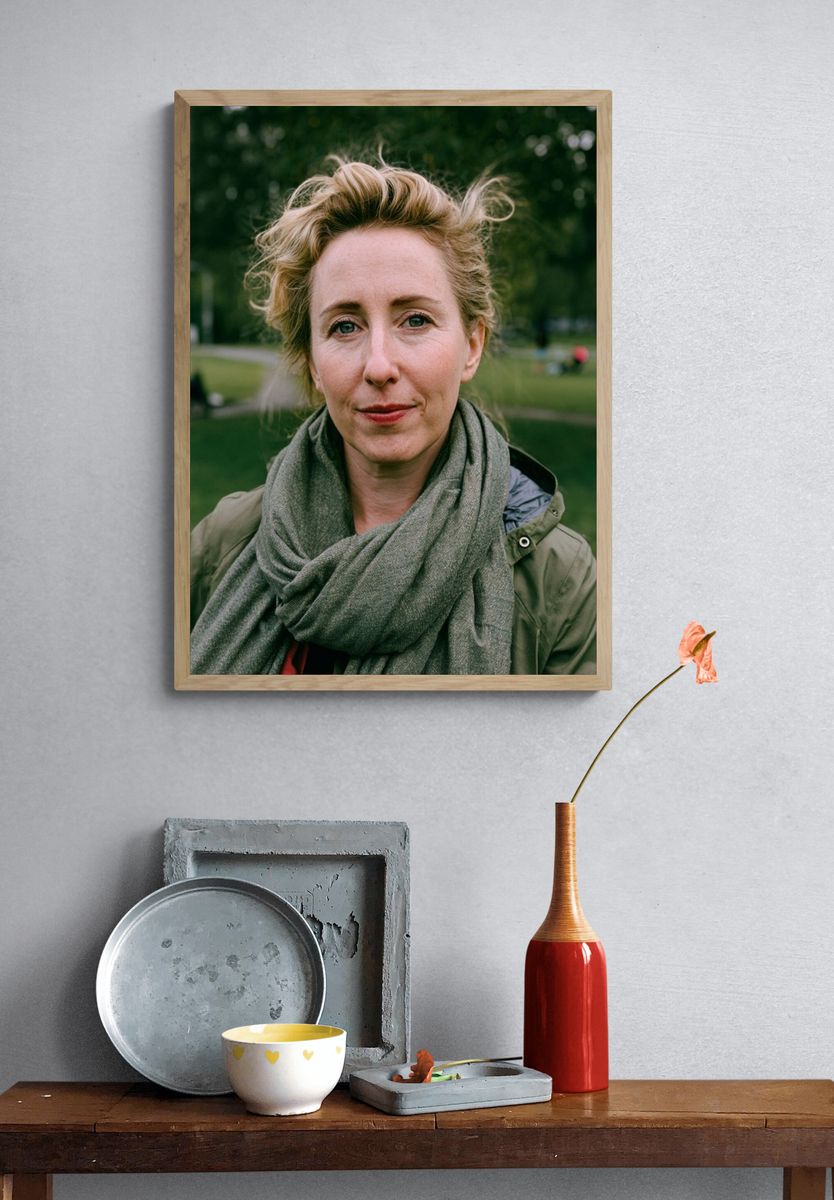 Woman Portrait Photography Poster. — room view 3
