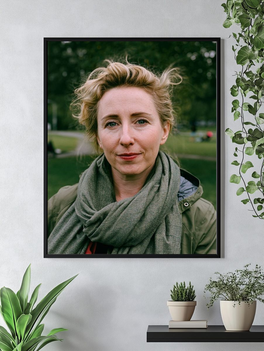 Woman Portrait Photography Poster. — room view 4
