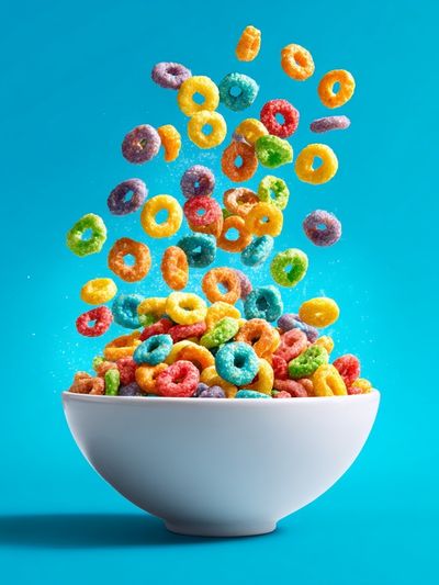 Colorful Cereal Bowl Photography Poster. poster print