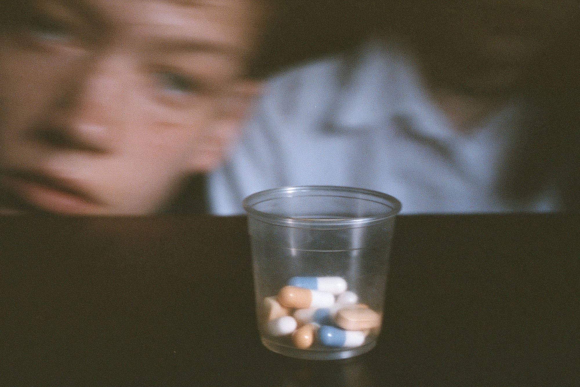 Blurred Pills Still Life Poster. poster — photography art