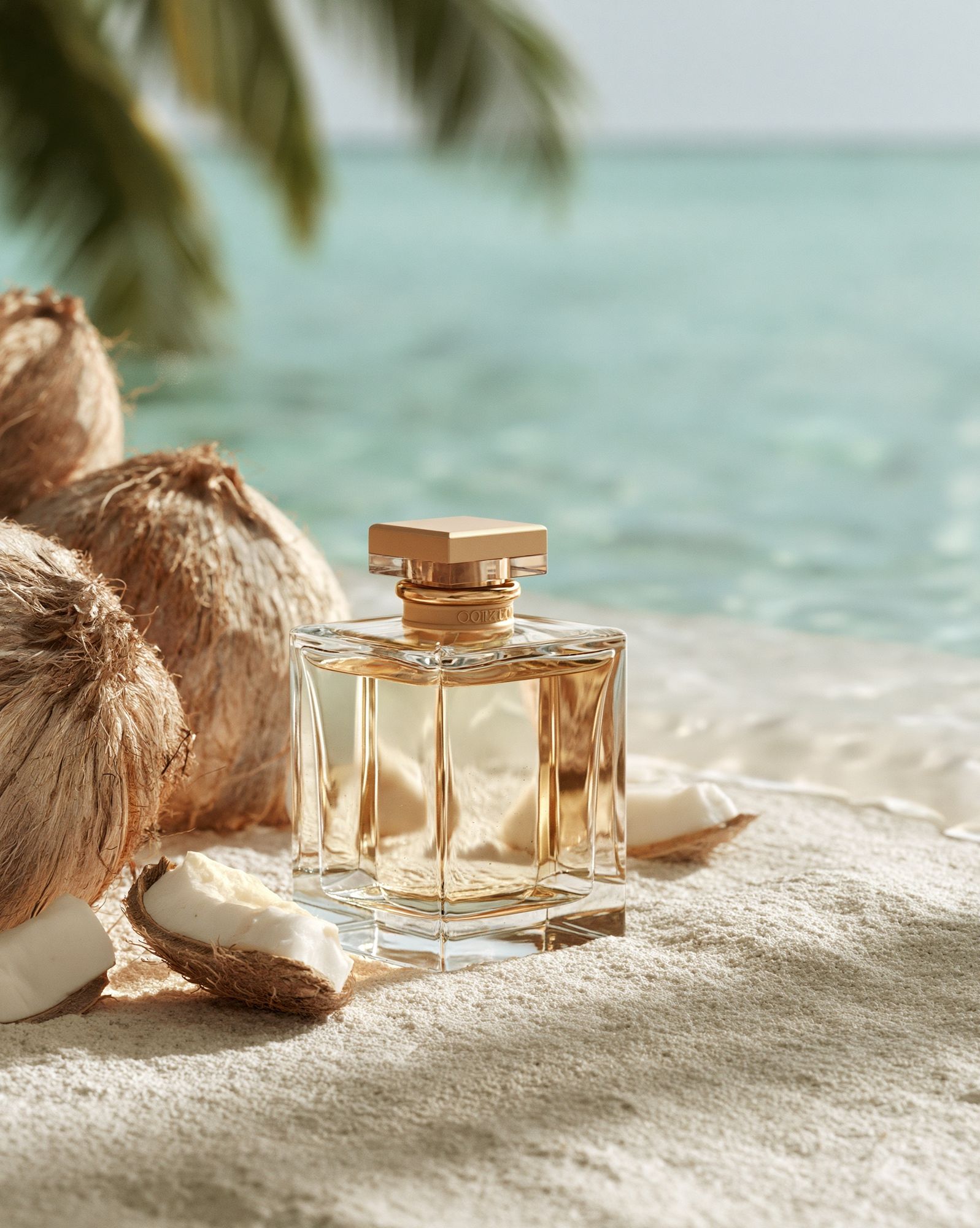 Tropical Coconut Perfume Photography Poster. poster — photography art