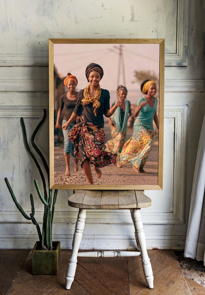 Joyful Village Dance Photography Poster. — room view 1