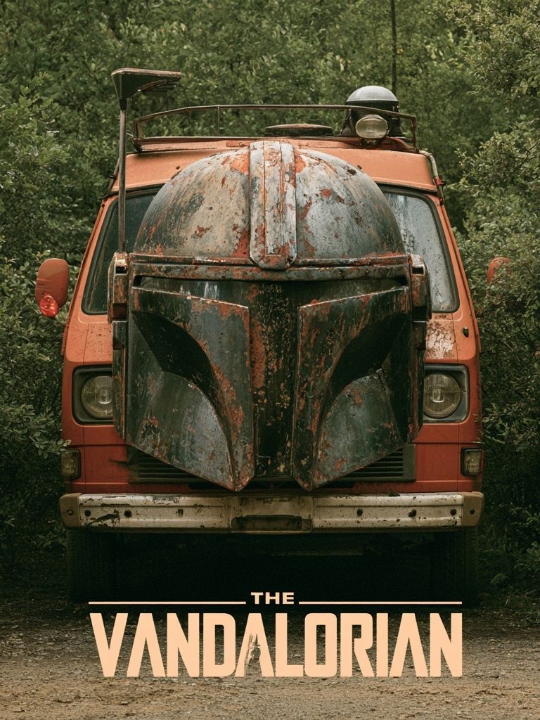 The Vandalorian Vintage Poster. poster — photography art