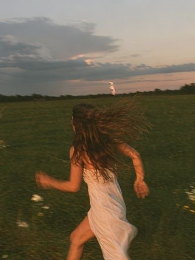 Running Figure at Dusk Poster. poster detail
