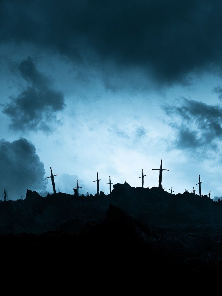 Stormy Cross Hill Photography Poster. poster — photography art