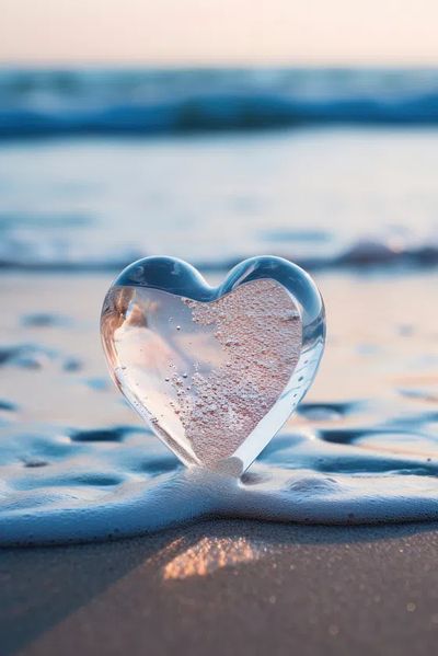 Heart in Water — Photography Print. poster print