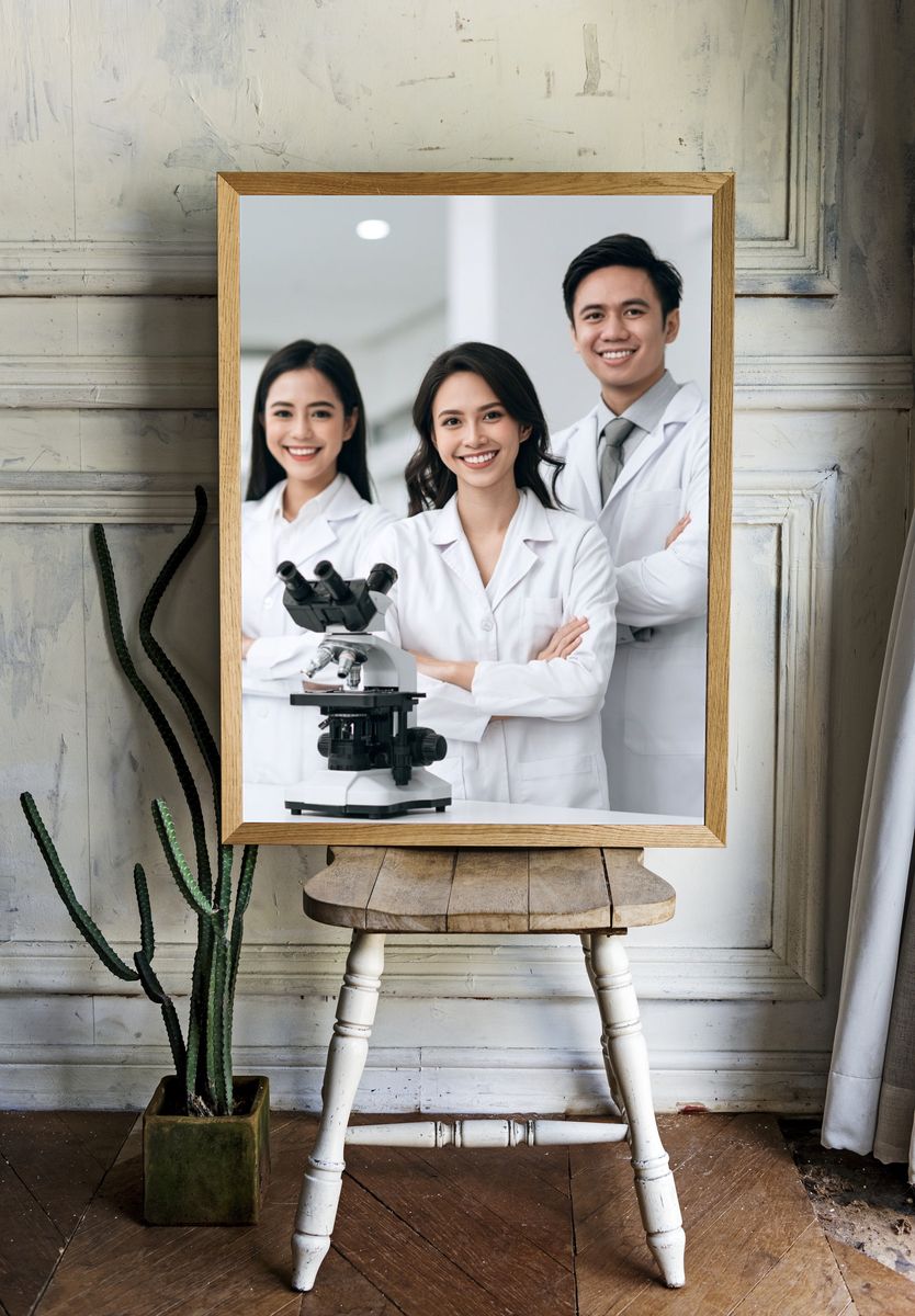 Lab Team Photography Poster. — room view 1