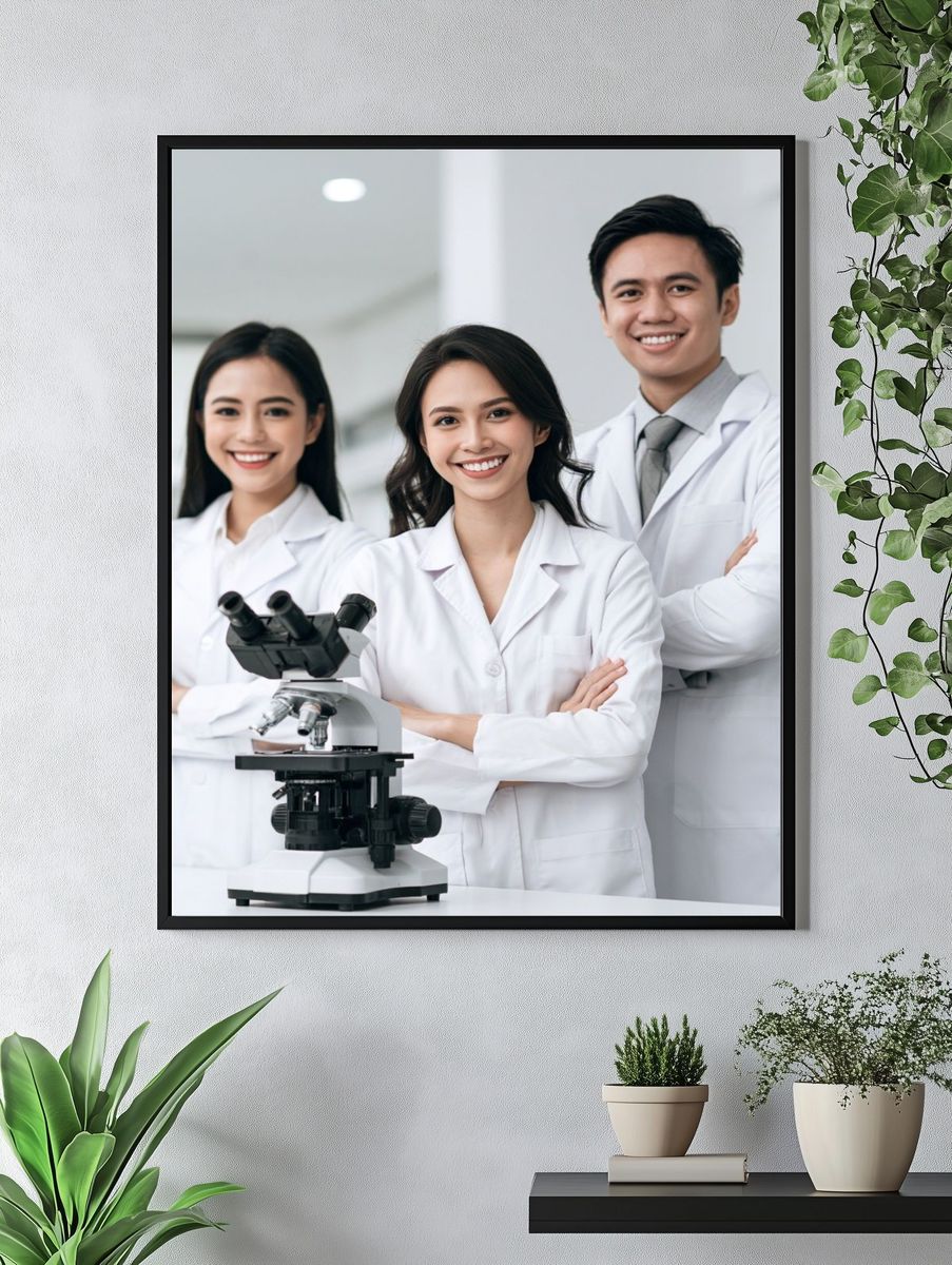 Lab Team Photography Poster. — room view 4
