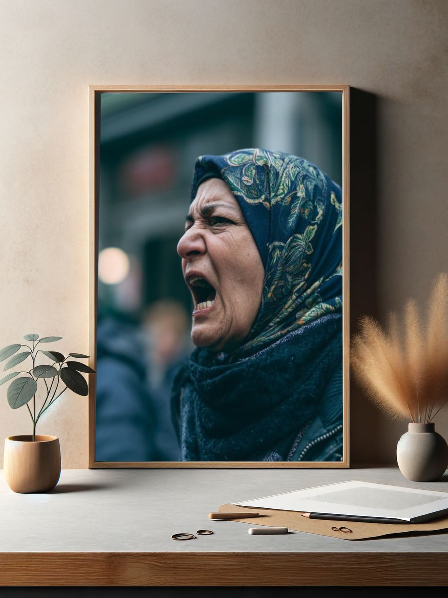 Street Portrait Photography Poster. — room view 2