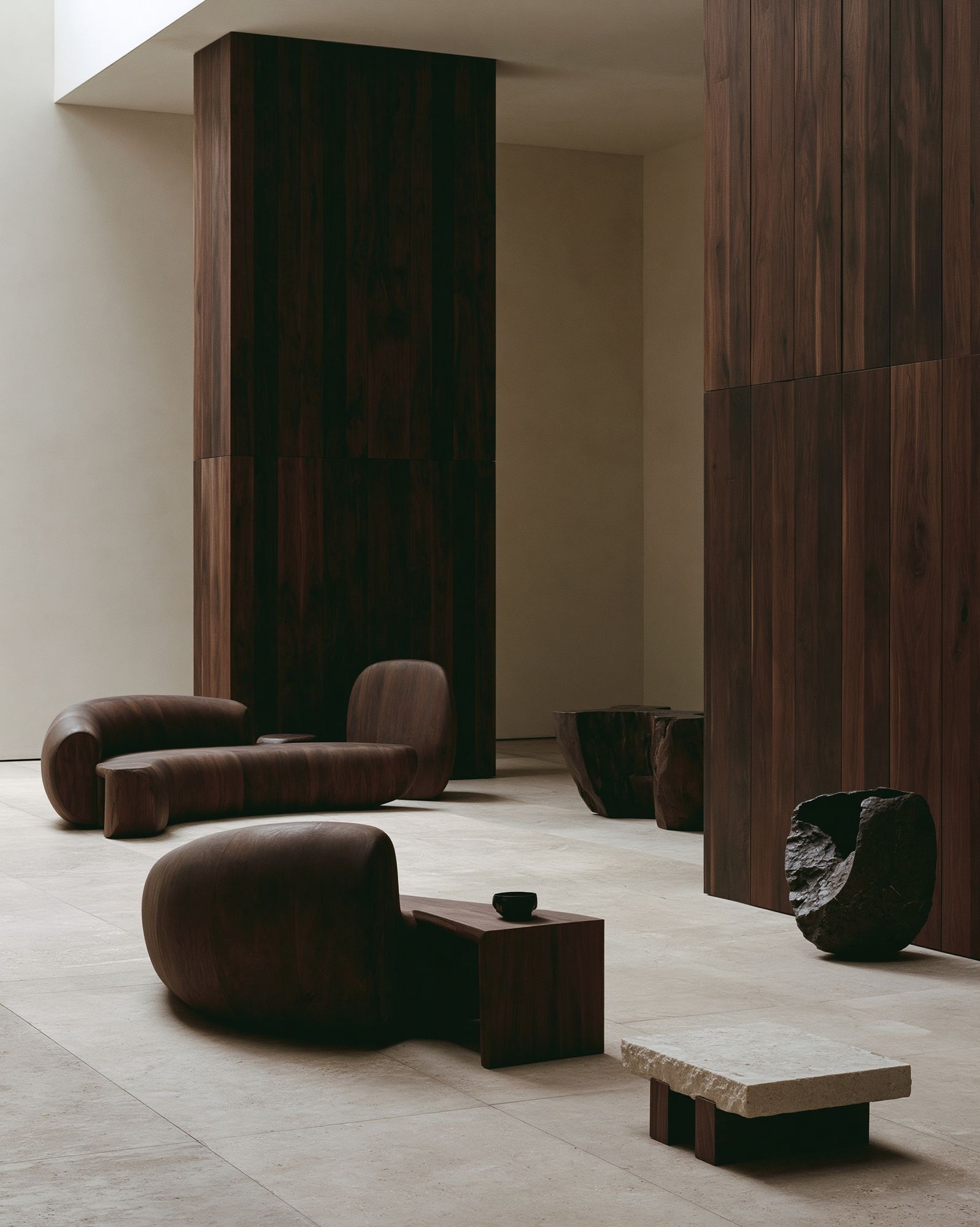 Minimalist Wood Interior Photography Poster. poster detail